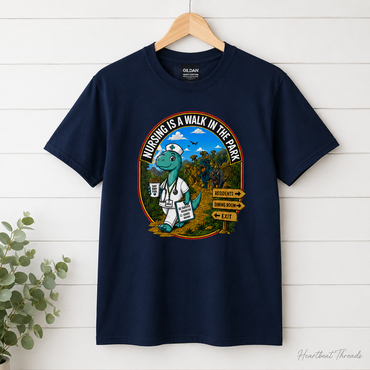 Nursing Is a Walk in the Park Nurse Graphic Tee