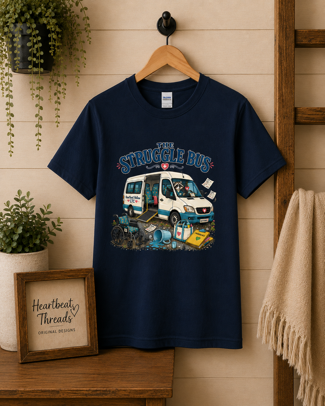 The Struggle Bus LTC Graphic Tee