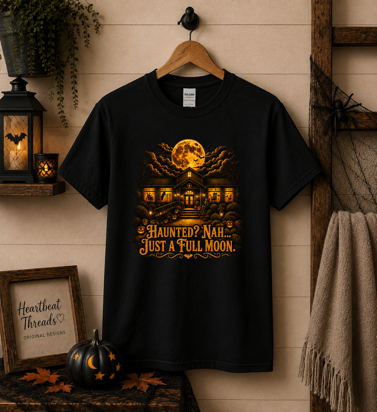 Haunted? Nah... Just a Full Moon LTC Graphic Tee