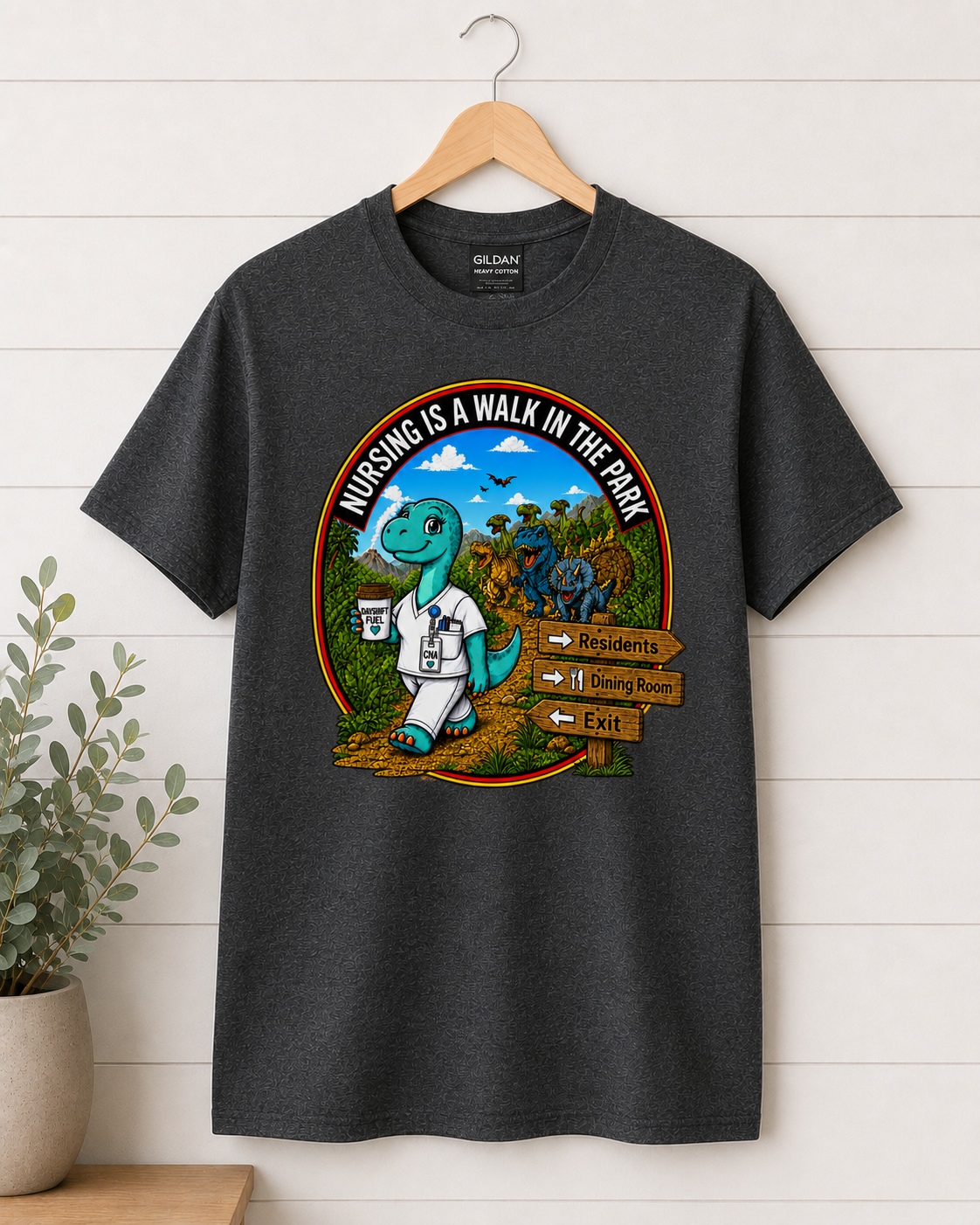 Nursing Is a Walk in the Park CNA Graphic Tee