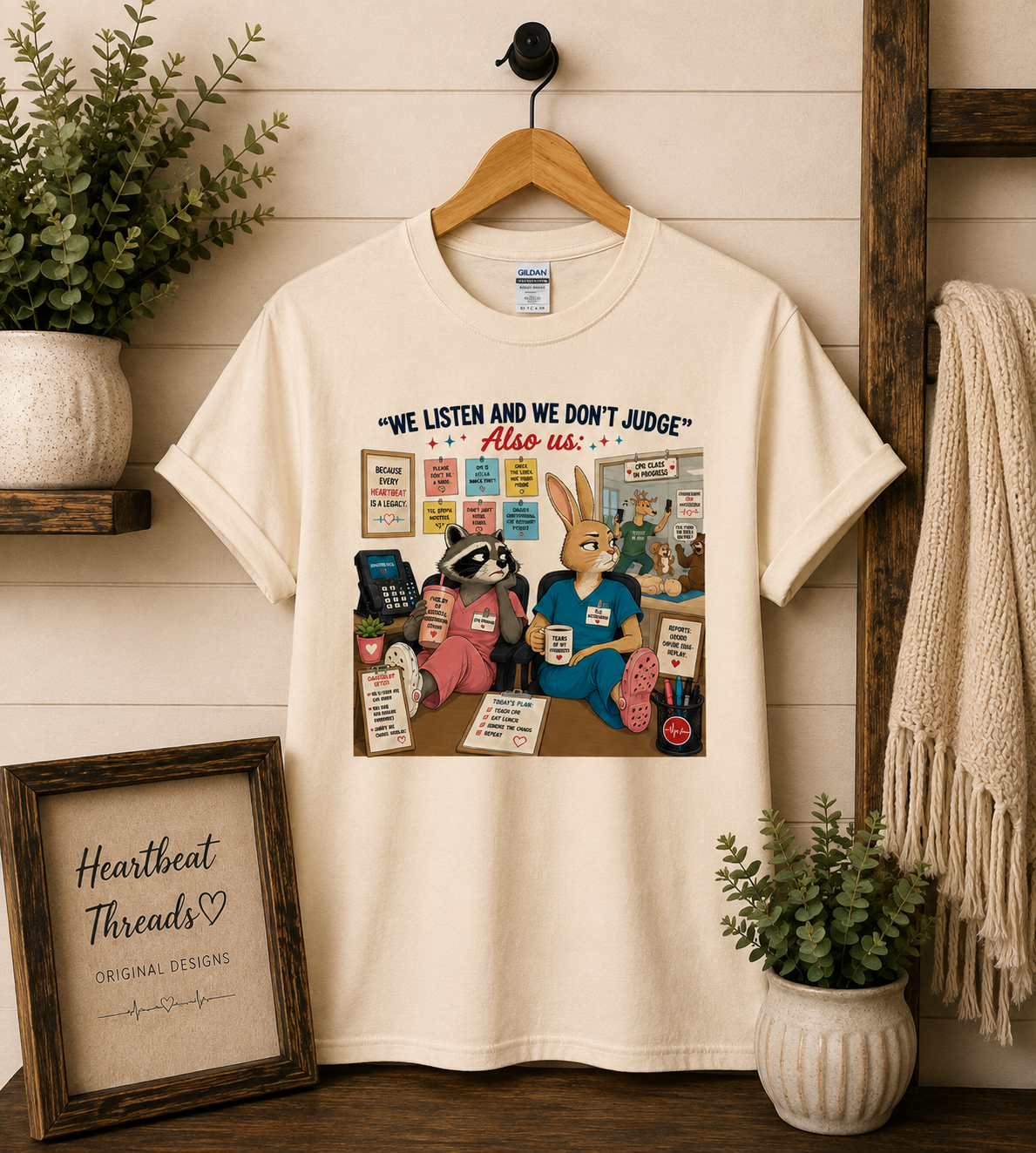 We Listen and We Don't Judge – CPR Tee