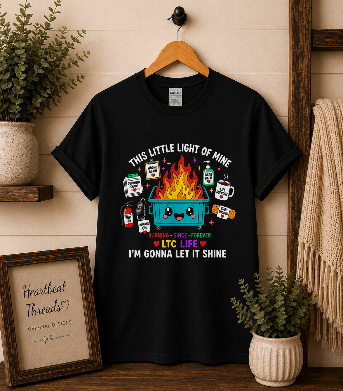 LTC Life Dumpster Fire Tee